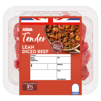 Tender Lean Diced Beef