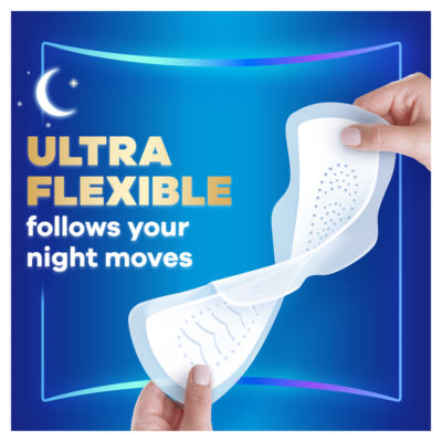 Infinity FlexProtect Sanitary Towels Night (Size 3) With Wings 10 Pads thumbnail 4