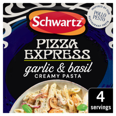 Schwartz x Pizza Express Garlic & Basil Creamy Pasta Bake Recipe Mix