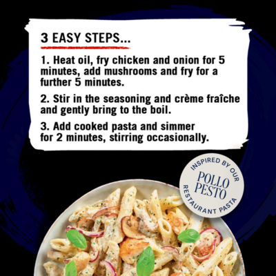 Pizza Express Garlic & Basil Creamy Pasta 35g thumbnail 4