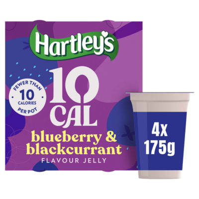 10 Cal Blueberry & Blackcurrant Flavour Jelly Pots 4 x 175g (700g) thumbnail 2