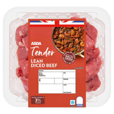 Tender Lean Diced Beef