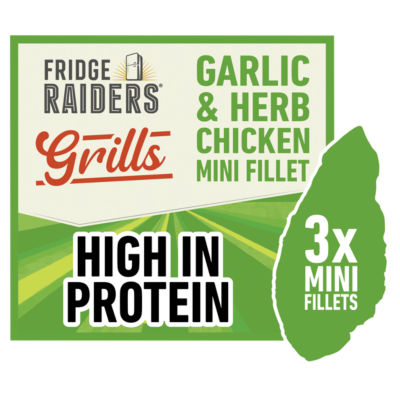 Grills Garlic & Herb Chicken Mini Fillet 3 x 35g (105g) thumbnail 2