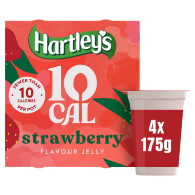 10 Cal Strawberry Flavour Jelly 4 x 175g (700g)