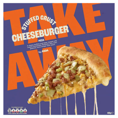 Take Away Stuffed Crust Cheeseburger Pizza 480g thumbnail 2