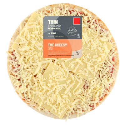 The Cheesy One Medium Thin Stonebaked Pizza 331g thumbnail 2