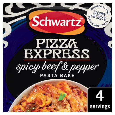 Schwartz x Pizza Express Spicy Beef & Pepper Pasta Bake Recipe Mix