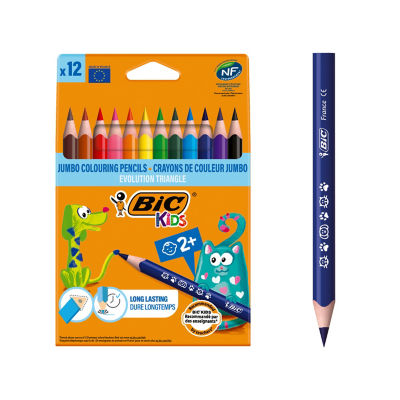 Kids Ecolutions Triangle Colouring Pencils 12 Pack thumbnail 2