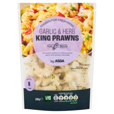 Garlic & Herb King Prawns 240g thumbnail 2