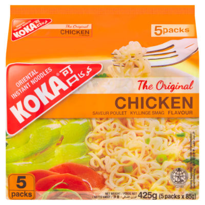 The Original Chicken Flavour Oriental Instant Noodles 5 x 85g (425g) thumbnail 2