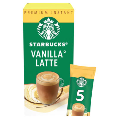 Vanilla Latte Instant Coffee Sachets 5 x 21.5g