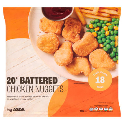 20 Battered Chicken Nuggets 348g thumbnail 2