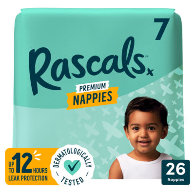 Premium Nappies 26 Unisex Nappies 7 17+ kg thumbnail 2