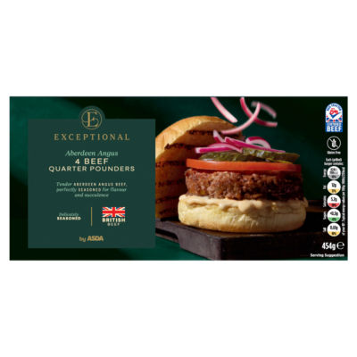 4 Aberdeen Angus Beef Quarter Pounders 454g thumbnail 2