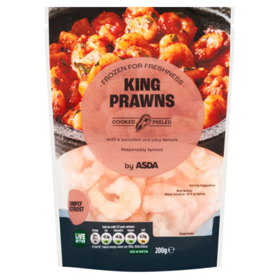 ASDA Cooked King Prawns 200g