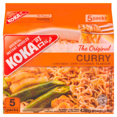 The Original Curry Flavour Oriental Instant Noodles 5 x 85g (425g) thumbnail 2