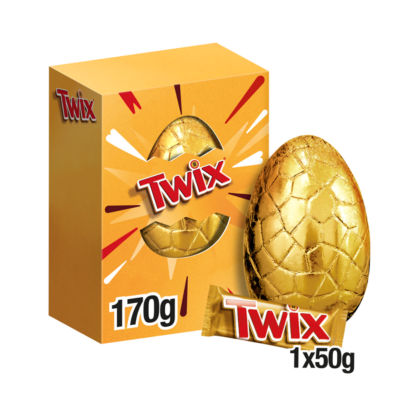 Chocolate & Caramel Biscuits Large Easter Egg 170g thumbnail 2