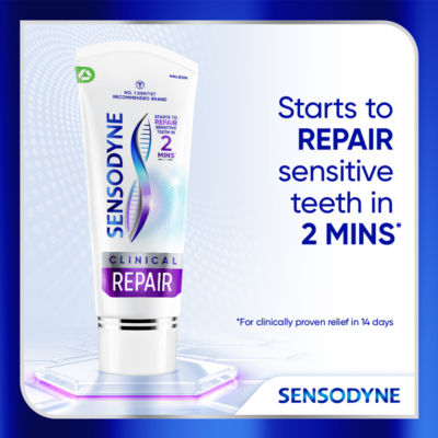 Clinical Repair Active White Sensitive Toothpaste, 75ml thumbnail 3