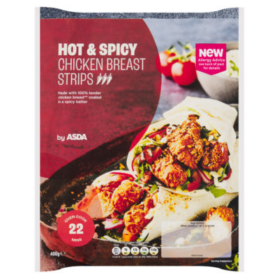 Hot & Spicy Chicken Breast Strips 400g thumbnail 2