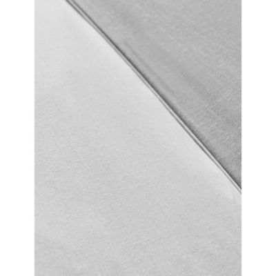 White Reversible Textured Duvet Set - Single thumbnail 4