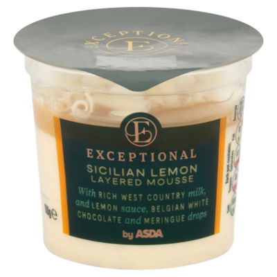 Exceptional by ASDA Sicilian Lemon Layered Mousse 110g