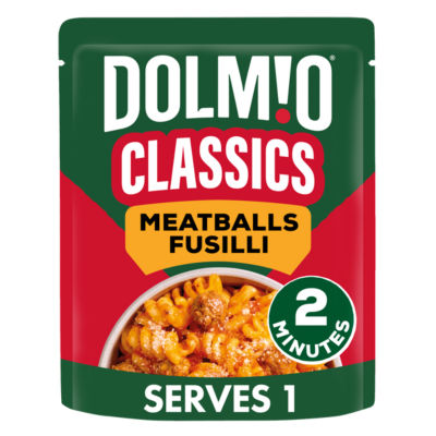 Classics Meatballs Fusilli Microwave Instant Pasta Meal 250g thumbnail 2