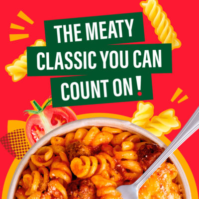 Classics Meatballs Fusilli Microwave Instant Pasta Meal 250g thumbnail 3