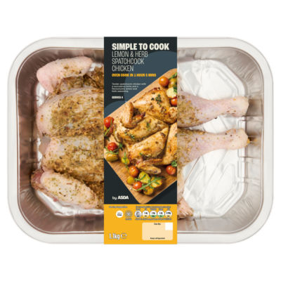 Simple to Cook Lemon & Herb Spatchcock Chicken 1.1kg thumbnail 2