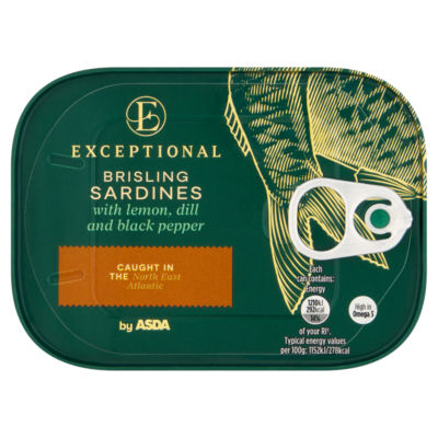 Exceptional by  Brisling Sardines with Lemon, Dill and Black Pepper 105g thumbnail 2