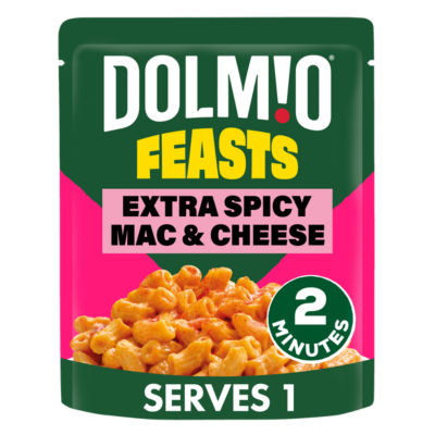 Feasts Spicy Mac & Cheese Microwave Instant Pasta Meal 250g thumbnail 2