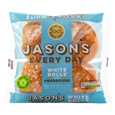 Every Day White Rolls with Sourdough 320g thumbnail 2