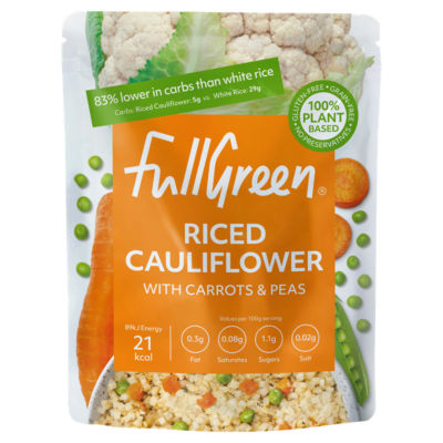 Riced Cauliflower with Carrots & Peas thumbnail 2
