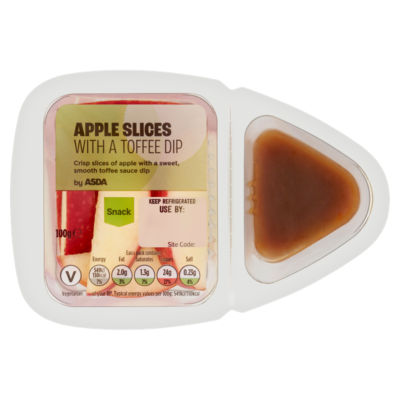 Asda Apple Slices with a Toffee Dip 100g thumbnail 2