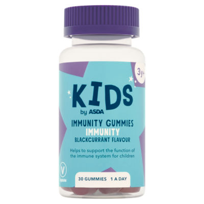 Kids Immunity Gummies Blackcurrant Flavour 1 a Day 30 Gummies thumbnail 2