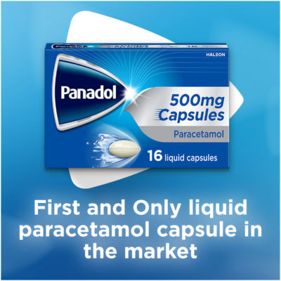Paracetamol 500mg Liquid Capsules, Fast Pain Relief, 16s thumbnail 4