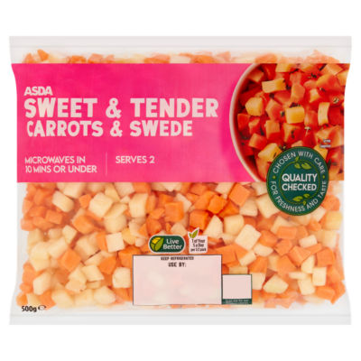 Sweet & Tender Carrots & Swede 500g thumbnail 2