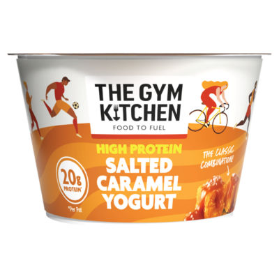 The Gym Kitchen High Protein Salted Caramel Yogurt 200g