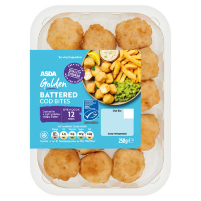 Golden Battered Cod Bites 250g thumbnail 2
