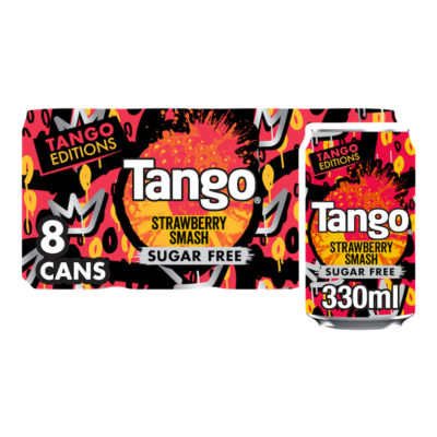 Strawberry Smash Sugar Free Cans 8 x 330ml thumbnail 2