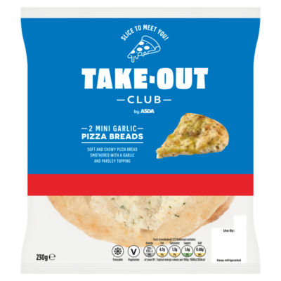 2 Mini Garlic Pizza Breads 230g thumbnail 2