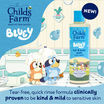 Bluey Hair & Body Wash 250ml Gentle Tear-free Formula for Kids, Babies & Sensitive Skin thumbnail 3