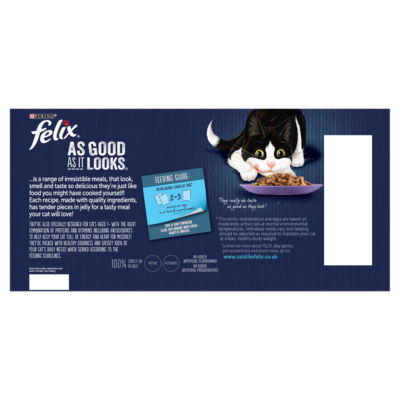 As Good As it Looks Senior 7+ Mixed Selection Wet Cat Food 40x85g thumbnail 3