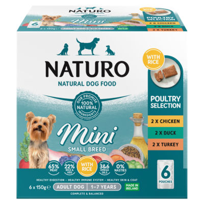 Mini Small Breed Poultry Selection Adult Dog 1-7 Years 6 x 150g thumbnail 2