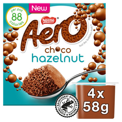 Choco Hazelnut Bubbly Mousse 4 x 58g (232g) thumbnail 2