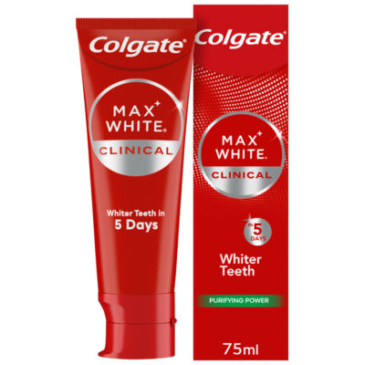 Max White Clinical Purifying Power Teeth Whitening Toothpaste 75ml