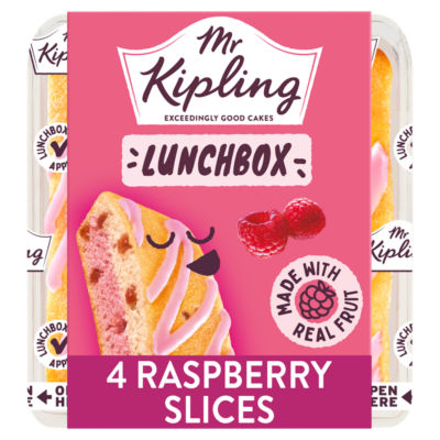 Lunchbox Raspberry Cake Slices 4 pack thumbnail 2