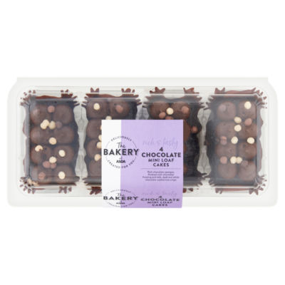 4 Chocolate Mini Loaf Cakes thumbnail 2