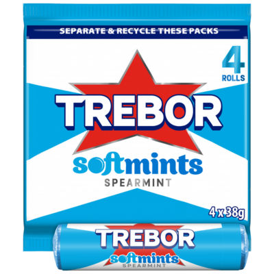Softmints Spearmint Mints Rolls 4 Pack 152 g (4 x 38g) thumbnail 2