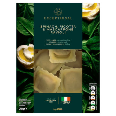 Exceptional by  Spinach, Ricotta & Mascarpone Ravioli 250g thumbnail 2