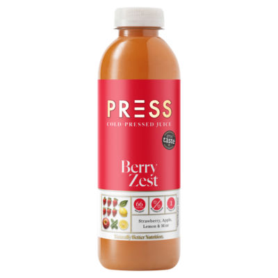 PRESS Healthfoods Berry Zest Cold-ed Juice 750ml thumbnail 2
